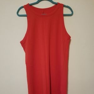 NWOT L red dress